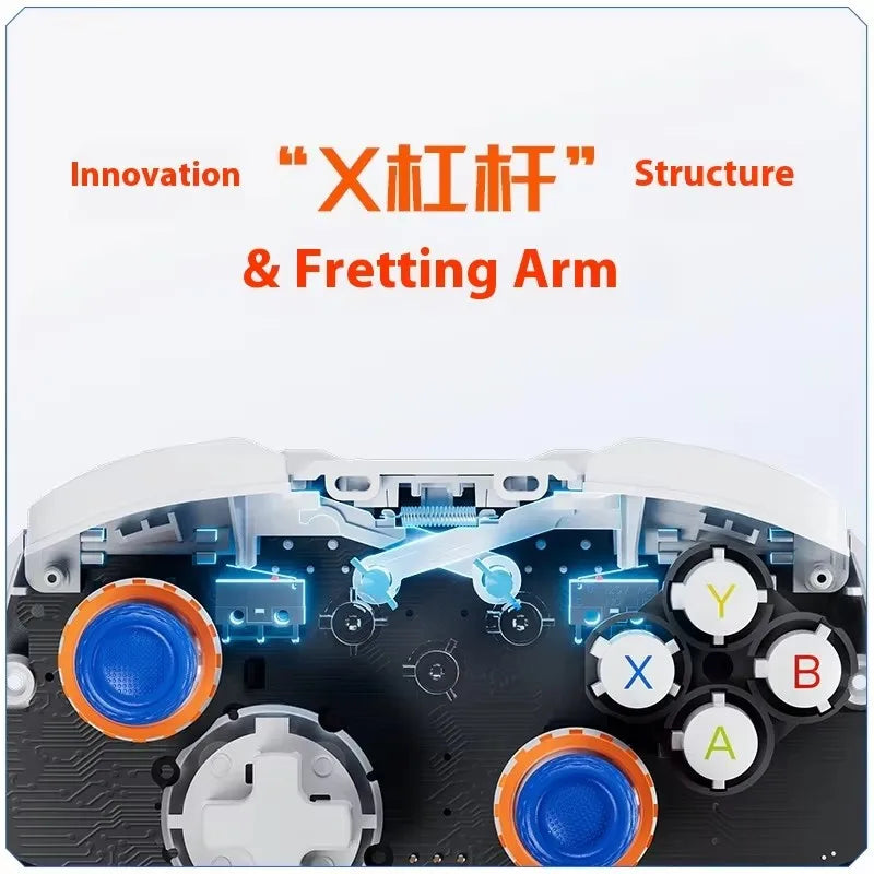 BIGBIGWON Blitz 2 TMR Star Flash Wireless Bluetooth Gamepads Somatosensory Controllers 2000HZ for NS PC Steam Game Customized