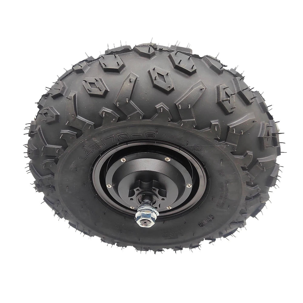 High Torque Wheelbarrow 24V 36V 48V 350W 500W Electric Brushless Motor Kit 14.5Inch Off-Road Tires