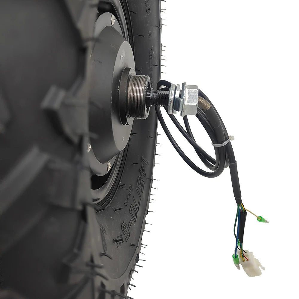 High Torque Wheelbarrow 24V 36V 48V 350W 500W Electric Brushless Motor Kit 14.5Inch Off-Road Tires