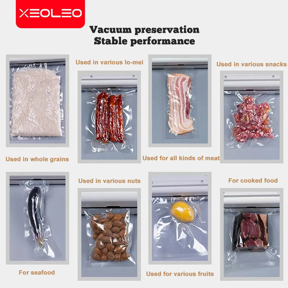 Vacuum Packaging Machine 1 Kpa Table Plastic Bags Sealer Vacuum Sealer Machine Food Packaging for Nut Fruit Meat 220V