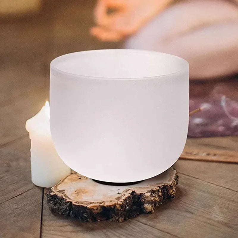Crystal Singing Bowl 13 Inches 432/440HZ Yoga Meditation Massage Professional Singing Bowls Handmade Percussion Instruments