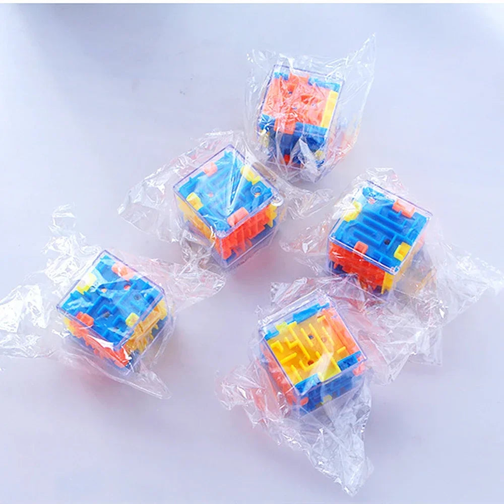 Fun 3D Cube Rolling Beads Maze Educational Toys Boys Girls Birthday Wedding Guest Gift Giveaway Kids Gift Stress Reliever Toys