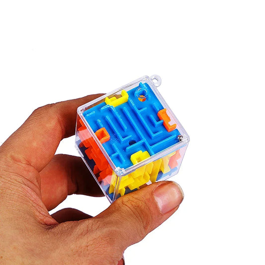 Fun 3D Cube Rolling Beads Maze Educational Toys Boys Girls Birthday Wedding Guest Gift Giveaway Kids Gift Stress Reliever Toys