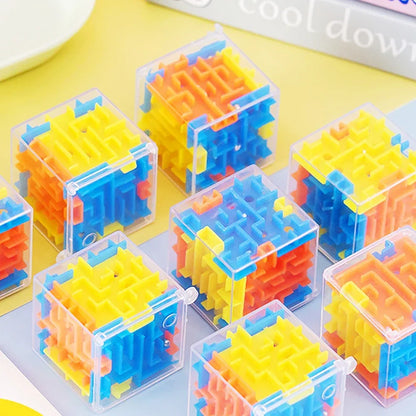 Fun 3D Cube Rolling Beads Maze Educational Toys Boys Girls Birthday Wedding Guest Gift Giveaway Kids Gift Stress Reliever Toys